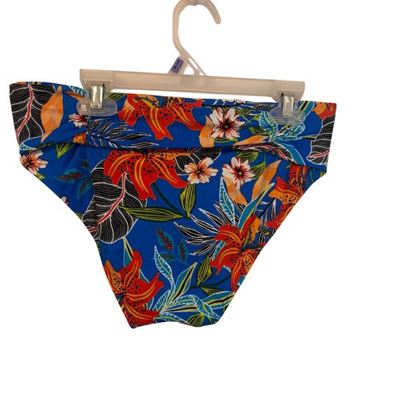 NWT Swimsuits For All Size 4 Hawaiian Floral Print Swim Bottoms Slimming Bikini - Picture 2 of 7